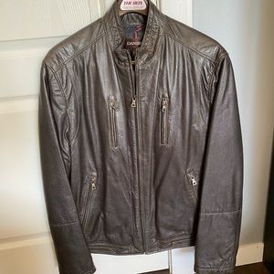 Danier Mens leather Jacket Size Large